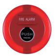 Push button with indicator light